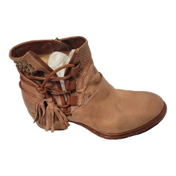 A.S.98 Bootie Peachy Tan Size 37 - Picture 11 of 11